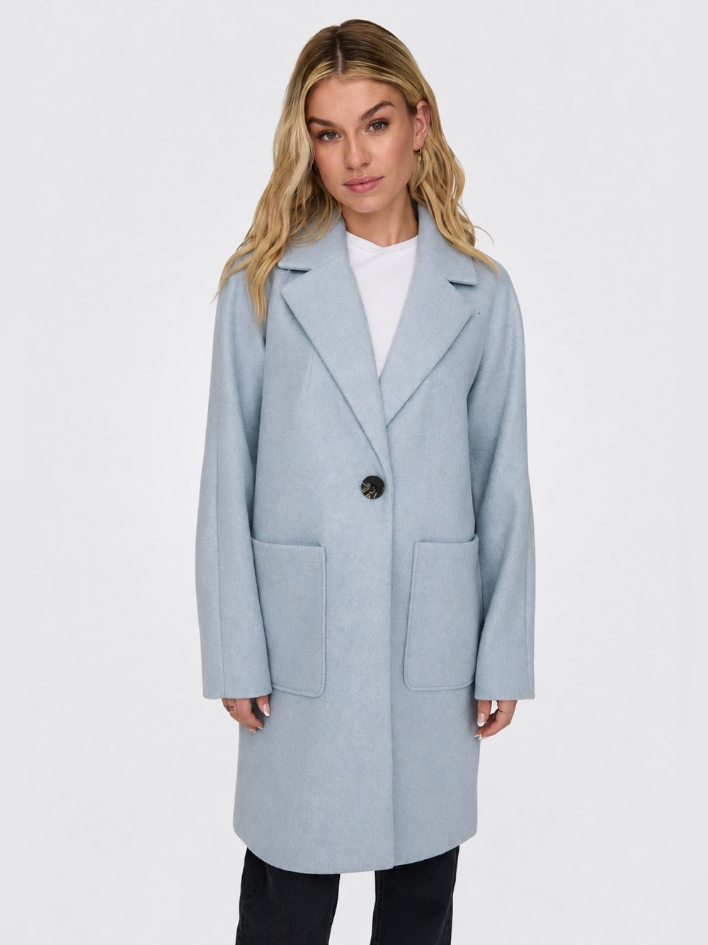 ONLY Life Victoria Blue Fog Oversized Coat – XL – NWT